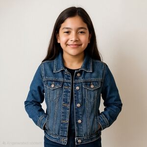 Est. 1989 Place Denim Jean Jacket Girls Size XL/14